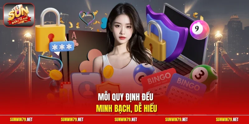 Chính sách bảo mật Sunwin 4 Sunwin Mỗi quy định đều minh bạch, dễ hiểu